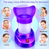 Shinon Face Steamer & Steam Inhaler 2-in-1 | Electric Facial Steamer & Home Spa Device