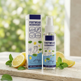 Premium Footwear Deodorant Spray 30ml | Shoe & Sock Odor Neutralizer | Lemon & Mint Freshness