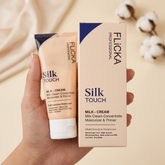 Flicka Silk Touch Milk Cream Concentrate | Moisturizer & Makeup Primer with Aloe Vera & Shea Butter