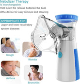 Portable Mesh Nebulizer For Kids & Adults | Rechargeable Battery Operated Handheld Nebulizer